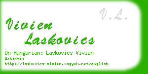 vivien laskovics business card